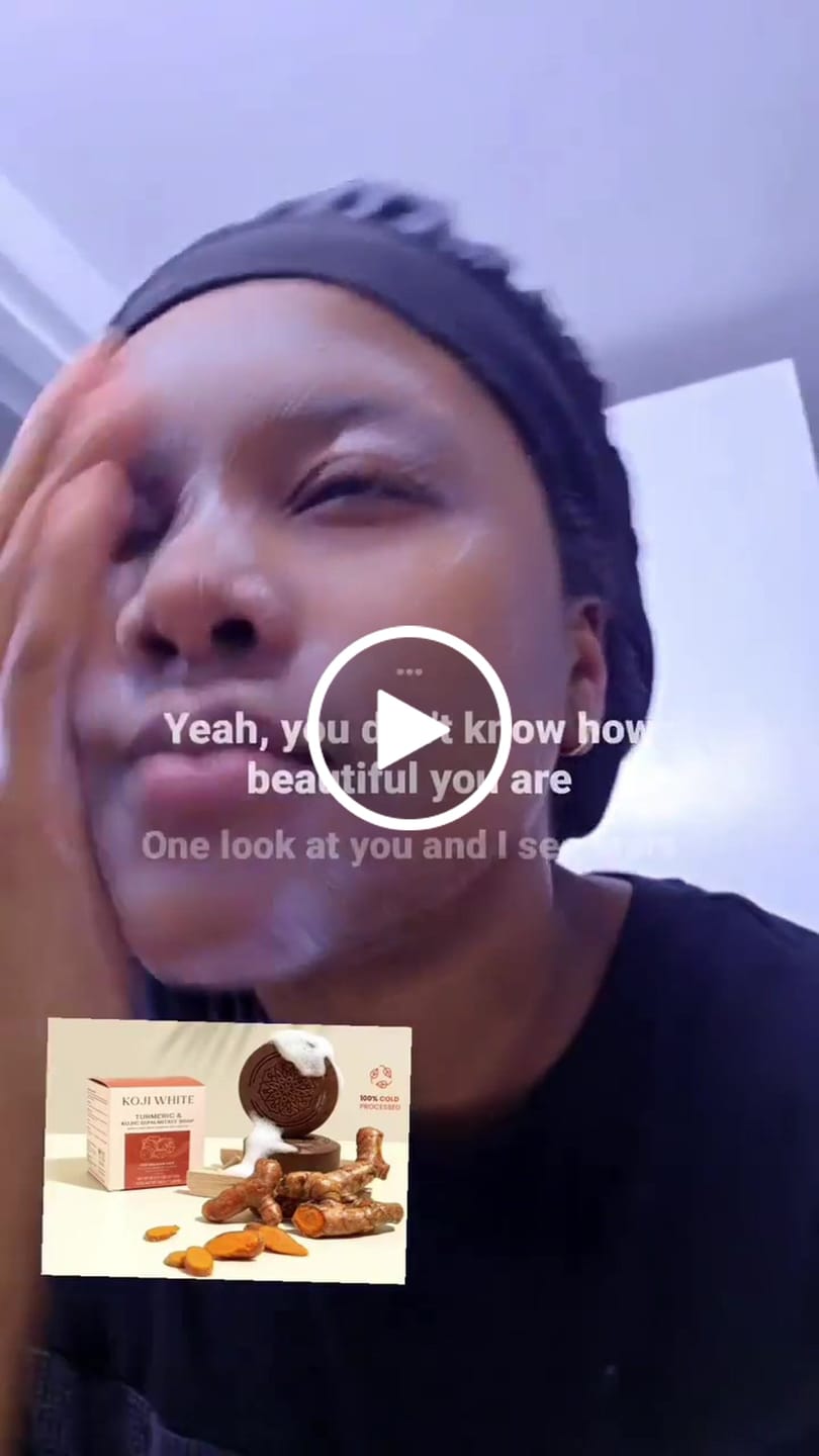 Customer video review of Turmeric & Kojic Acid Soap
