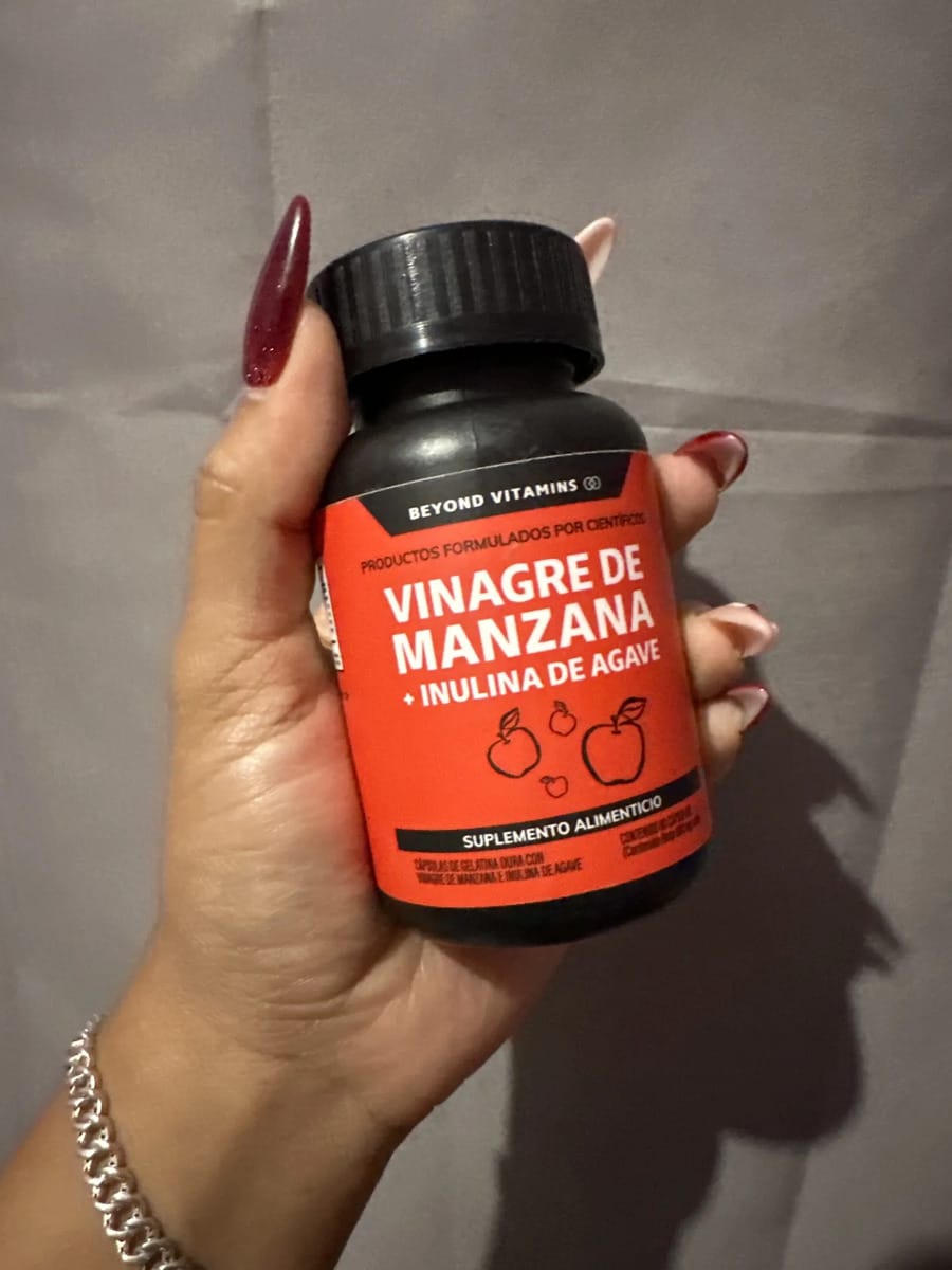 Customer photo review of Vinagre de Manzana + Inulina de Agave 150 caps
