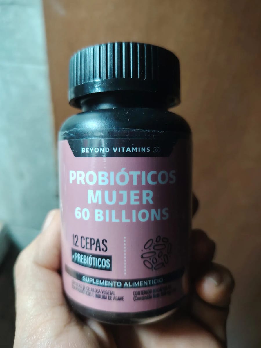 Customer photo review of Probioticos mujer 60 billions - 60 cápsulas
