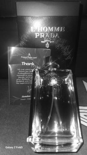 Customer photo review of Prada L'Homme Eau De Toilette For Men
