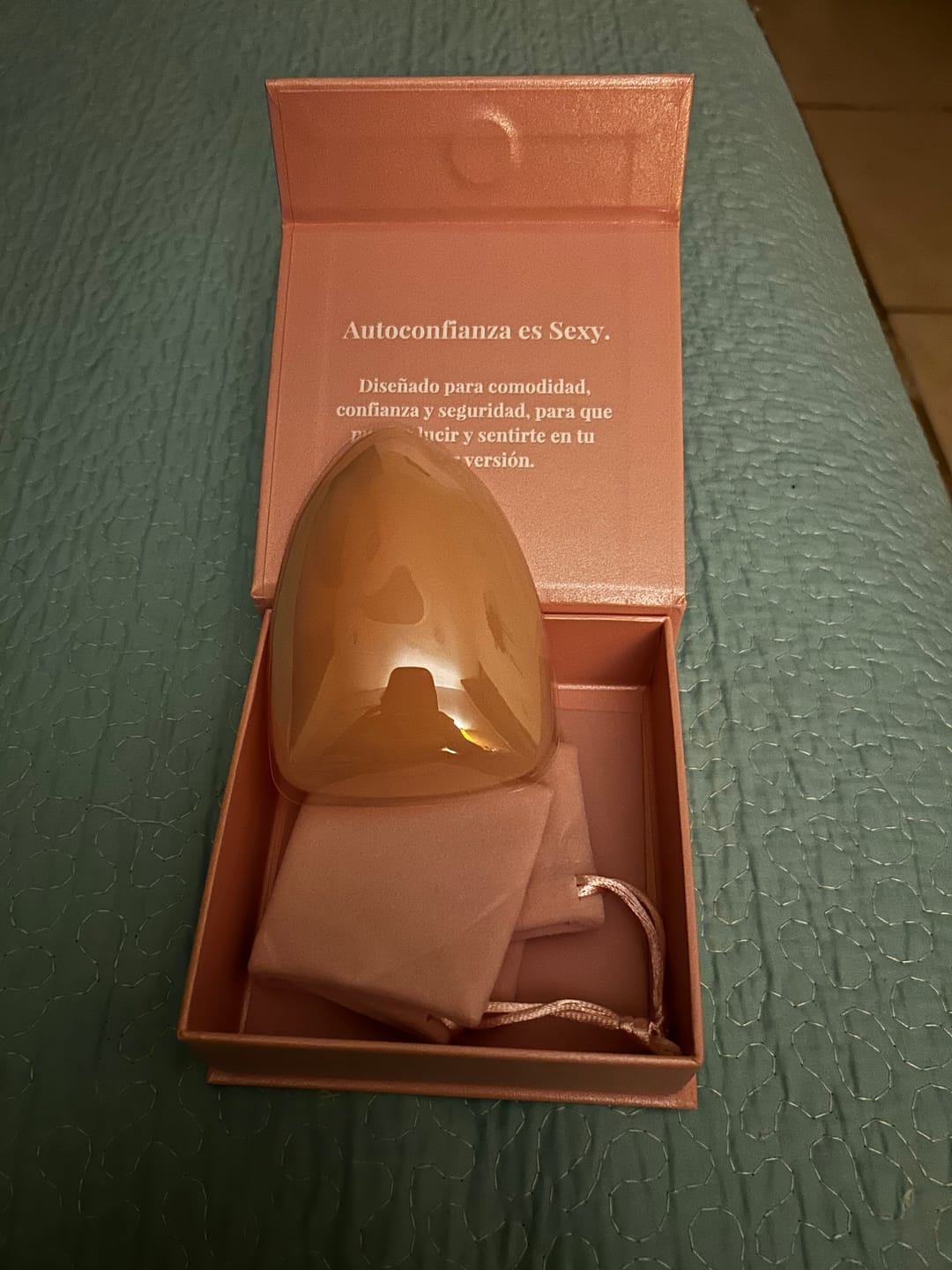 Customer photo review of Pezoneras Triángulos sin Adhesivo