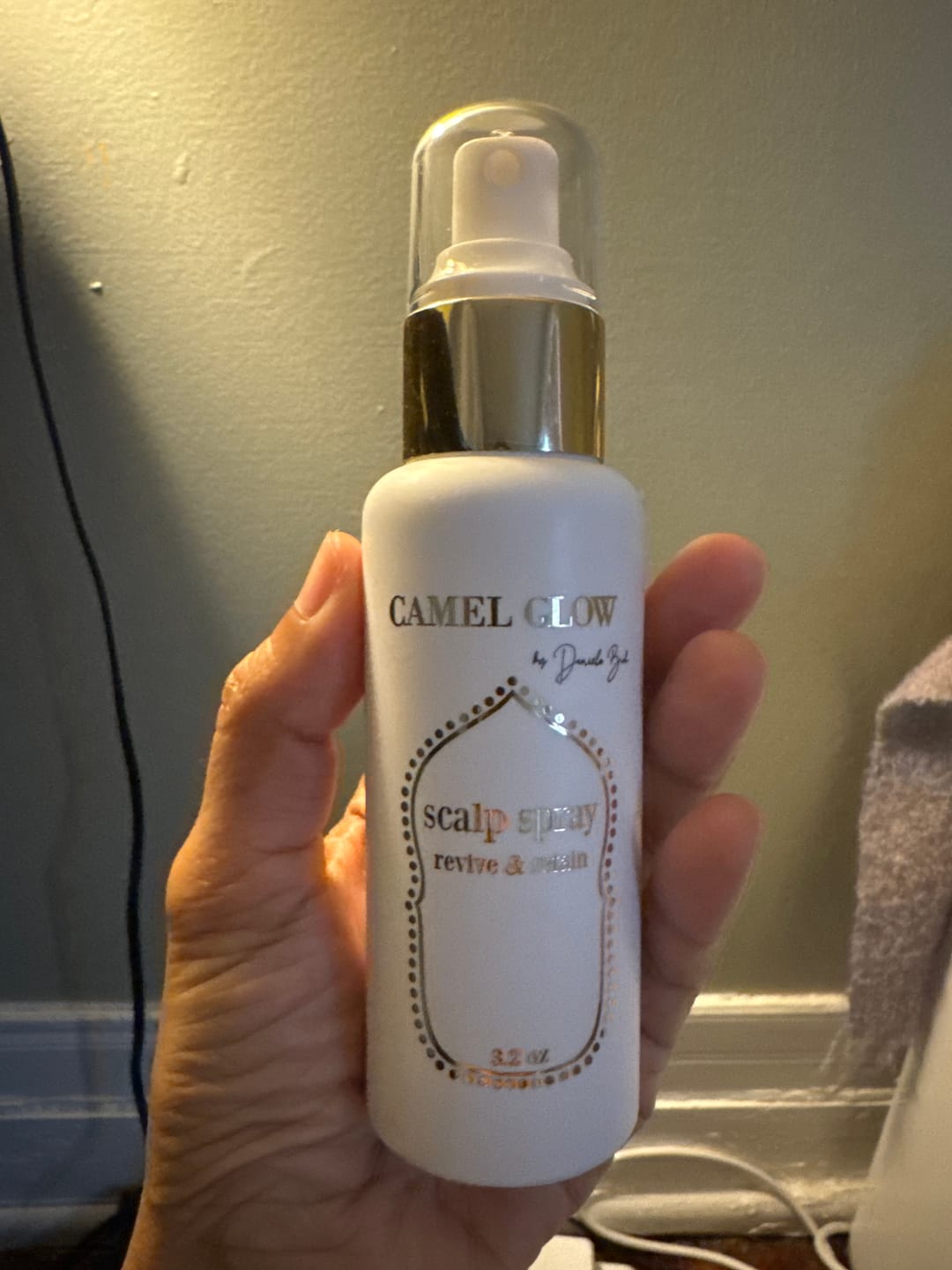 Customer photo review of Revive & Retain Scalp Spray