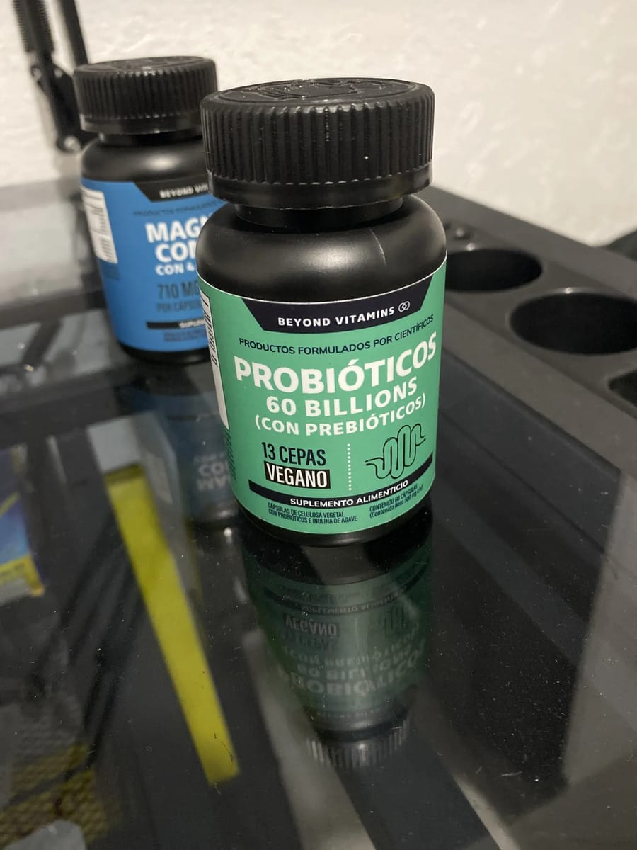 Customer photo review of Probióticos 60 billions (Con prebióticos) - 60 cápsulas