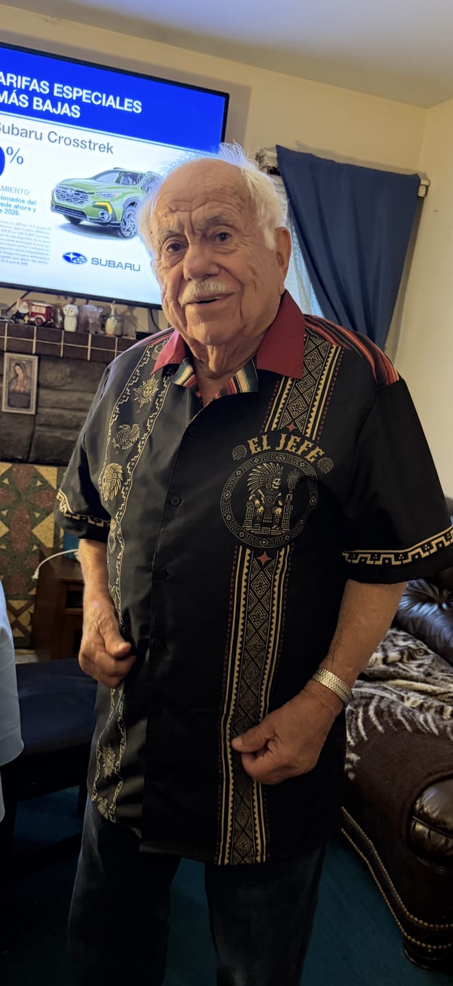 Customer photo review of El Jefe Azteca Guayabera