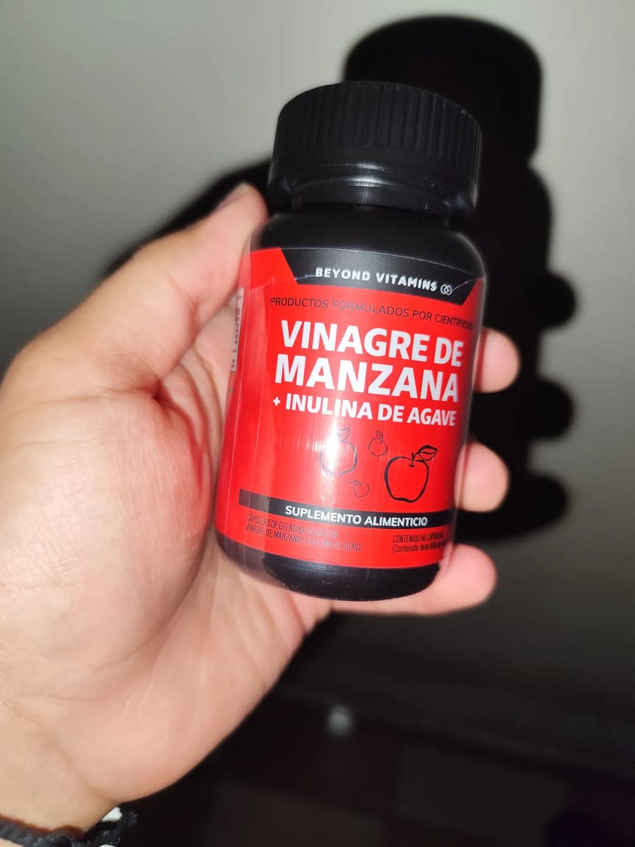 Customer photo review of Vinagre de Manzana + Inulina de Agave 150 caps