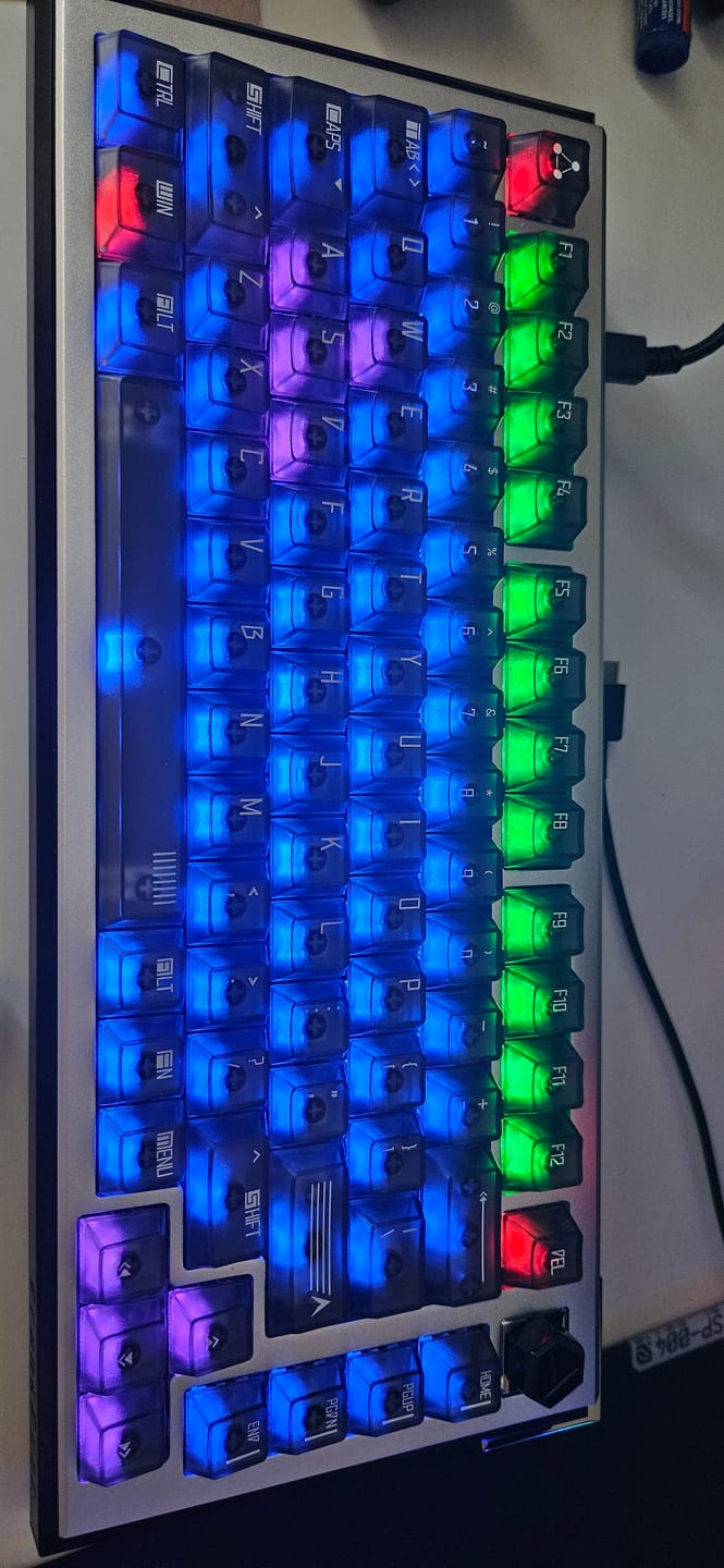 Customer photo review of A75 Ultra HE Magnetic Switch Keyboard- The key to be ace