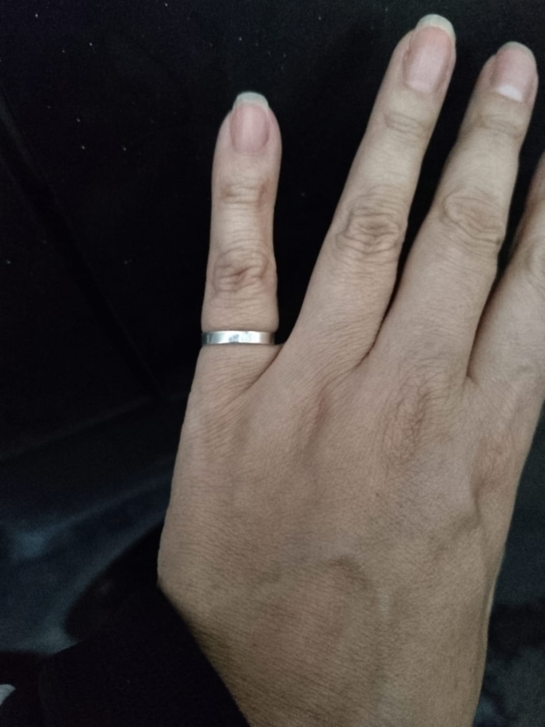 Customer photo review of Anillo triple torcido
