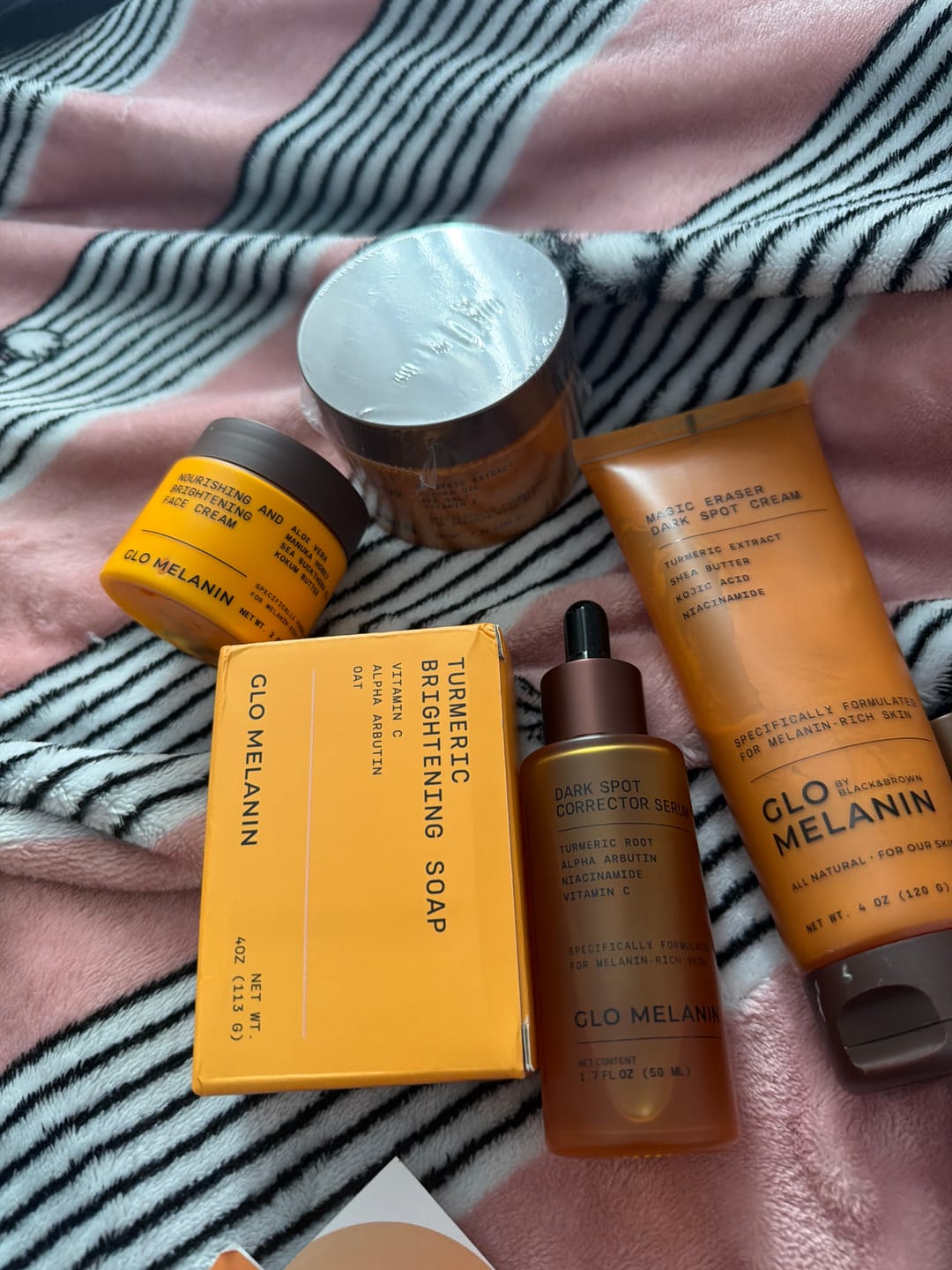 Customer photo review of Melanin Skin Bundle