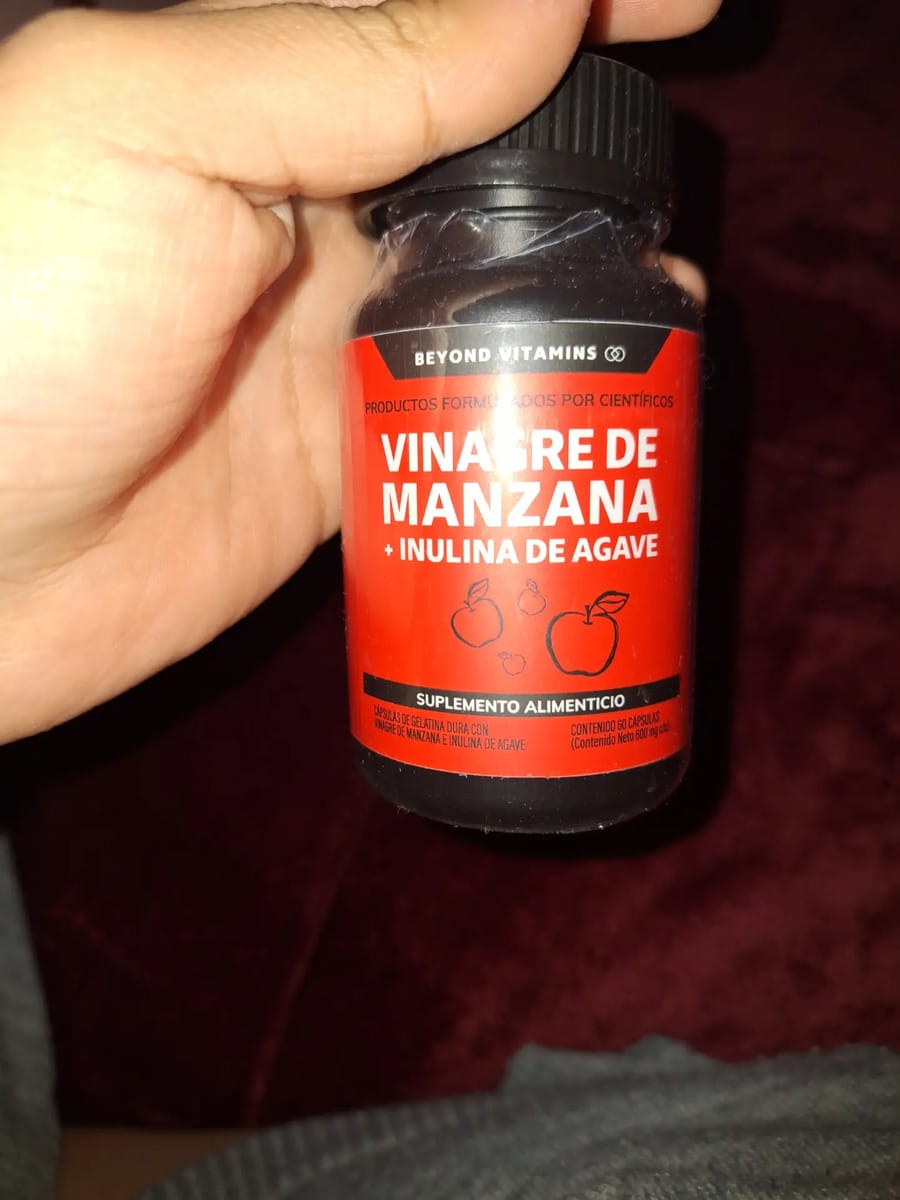 Customer photo review of Vinagre de Manzana + Inulina de Agave 150 caps