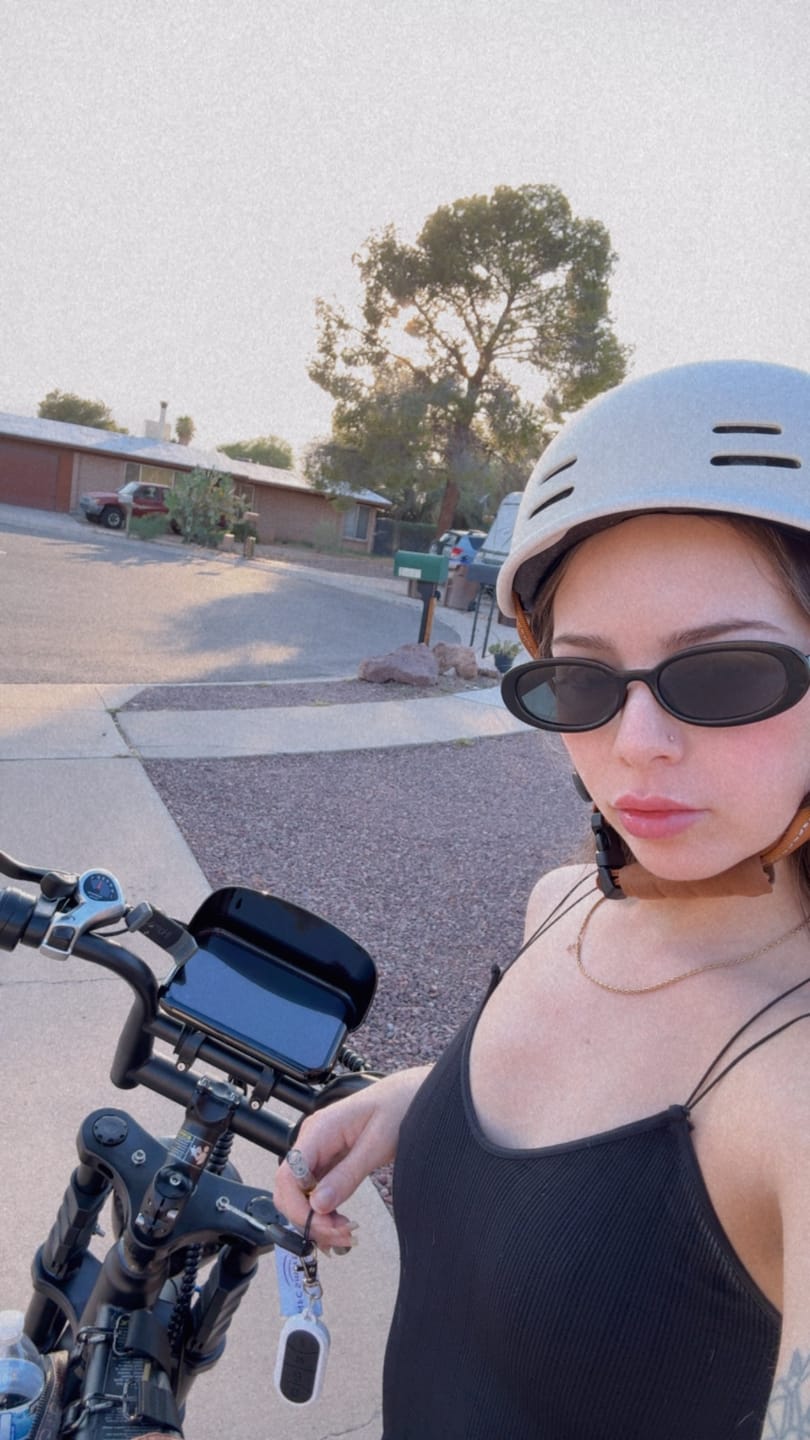 Customer photo review of OUXI V8 750W Fat Tire Electric Bike