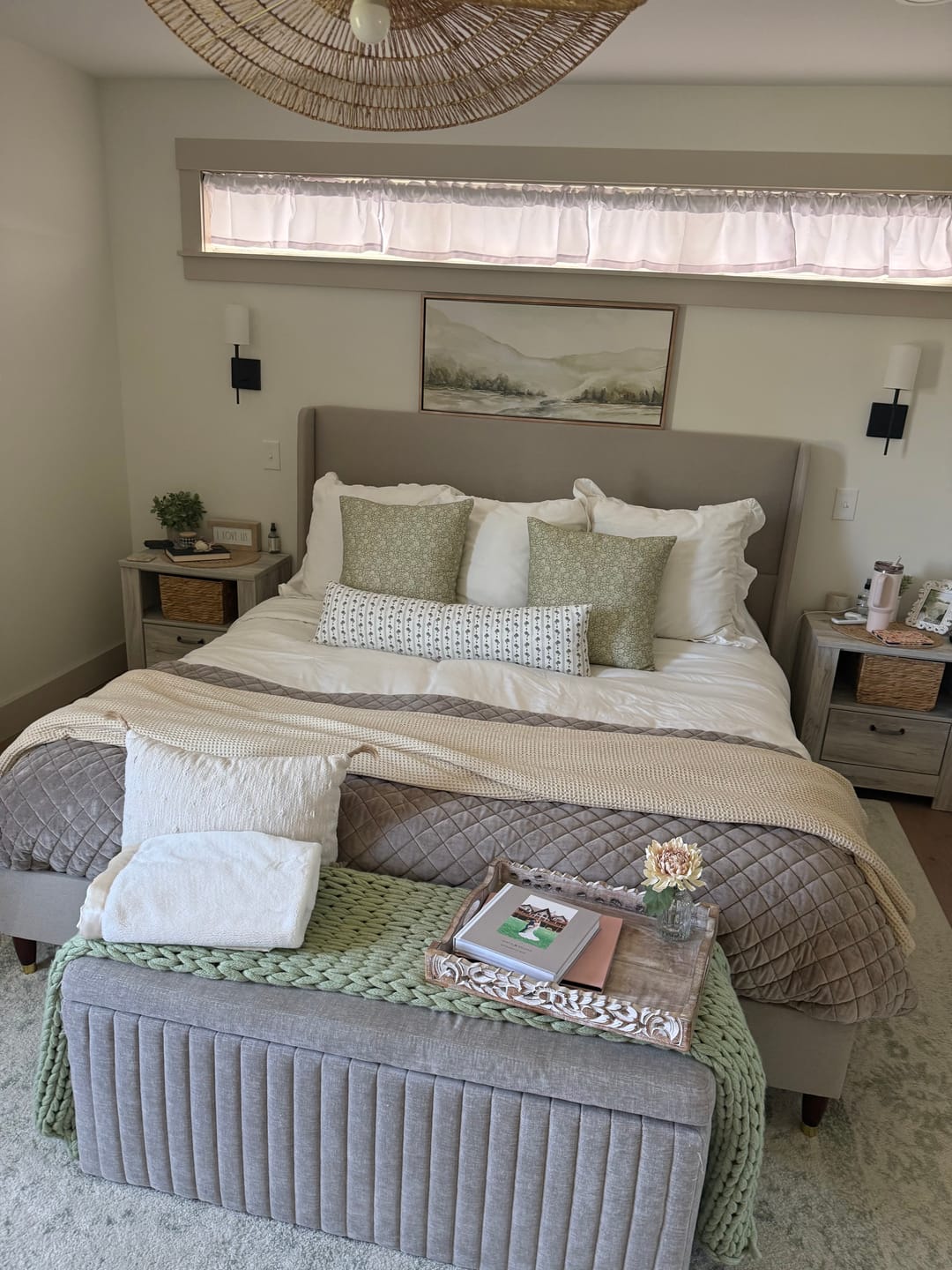 Customer photo review of Waffle Blanket in Ivory