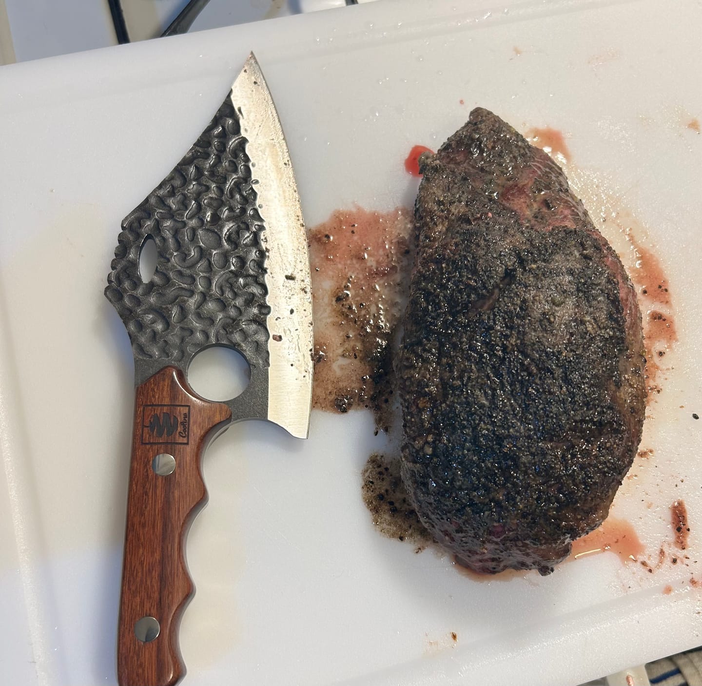 Customer photo review of Gator 7.6" Butcher Knife