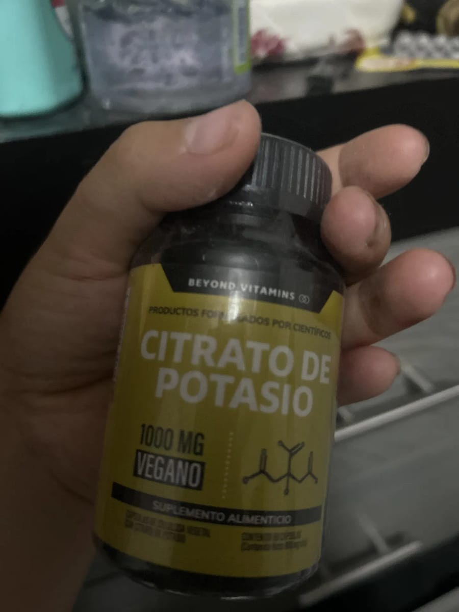 Customer photo review of Citrato de potasio 60 Caps