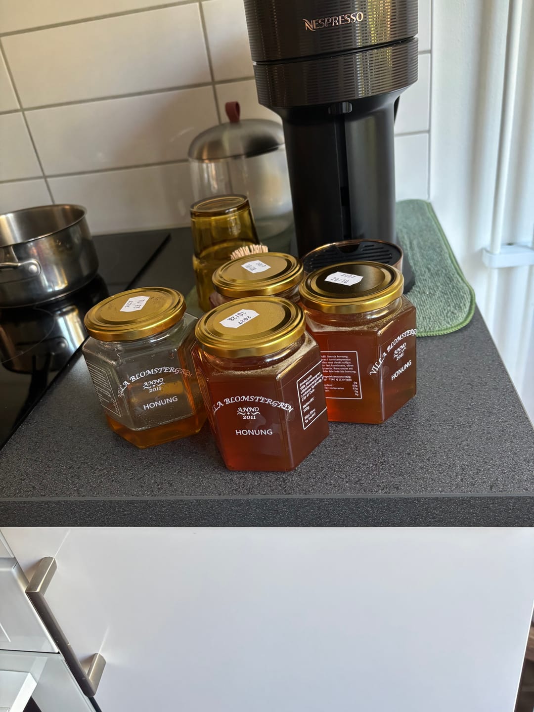 Customer photo review of Flytande honung 2 kg (4×500 g) – Svensk RAW honung