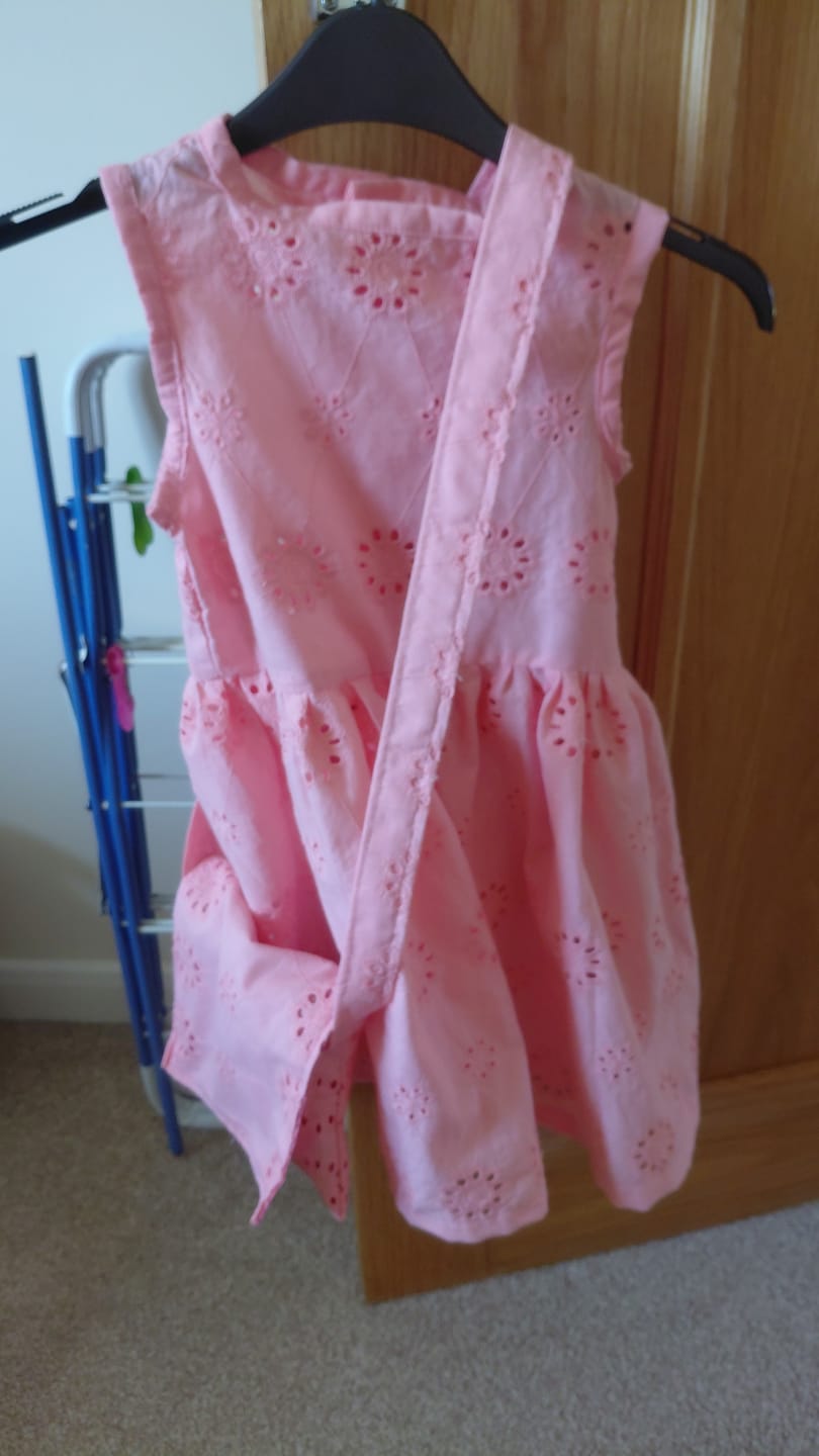 Customer photo review of Luxurious Cotton Broderie Anglaise - 60" Wide - Variations Available