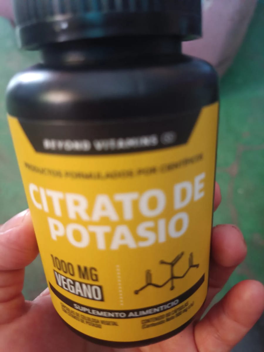Customer photo review of Citrato de potasio 60 Caps