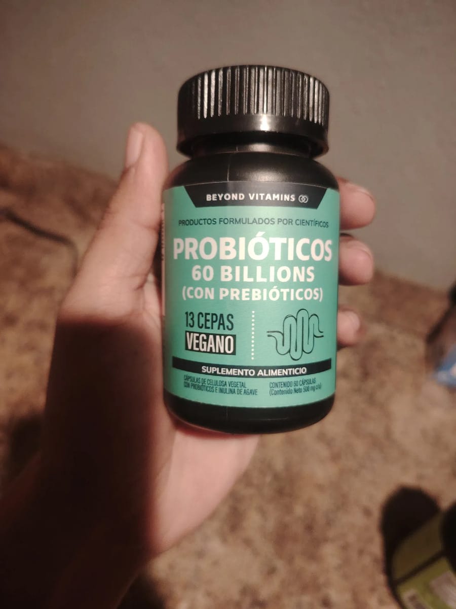 Customer photo review of Probióticos 60 billions (Con prebióticos) - 60 cápsulas