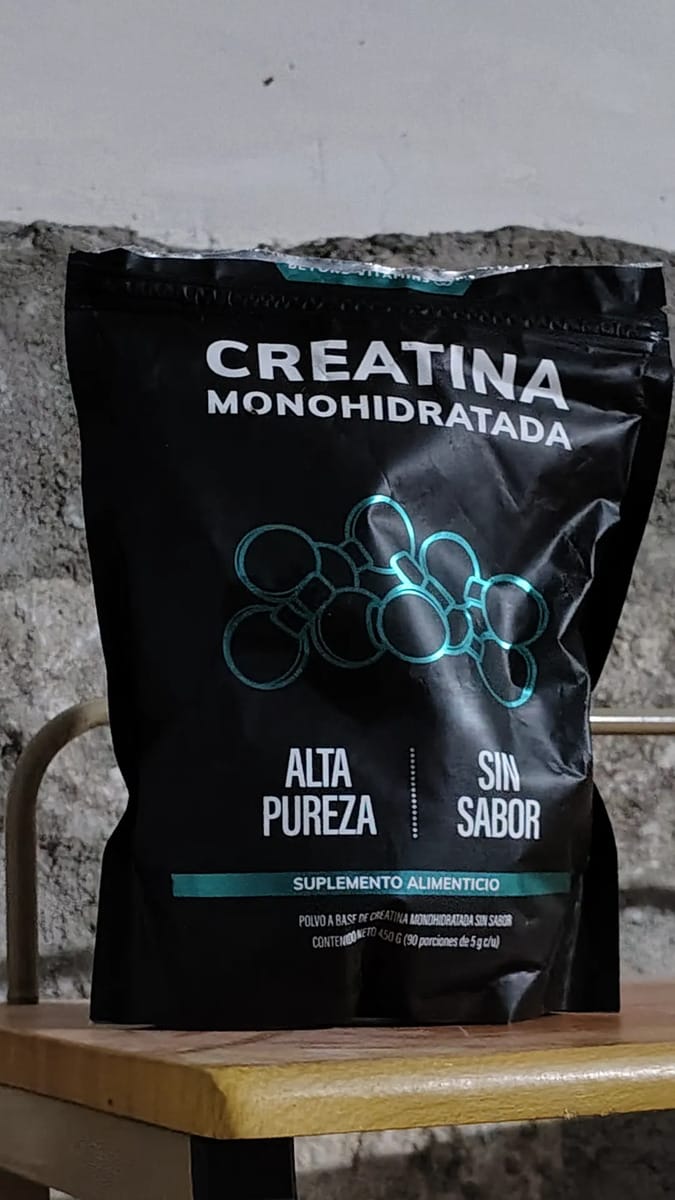 Customer photo review of Creatina monohidratada en polvo - 450 g