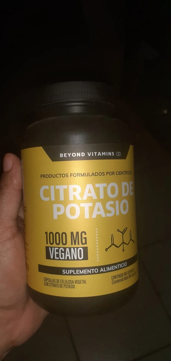 Customer photo review of Citrato de potasio 60 Caps
