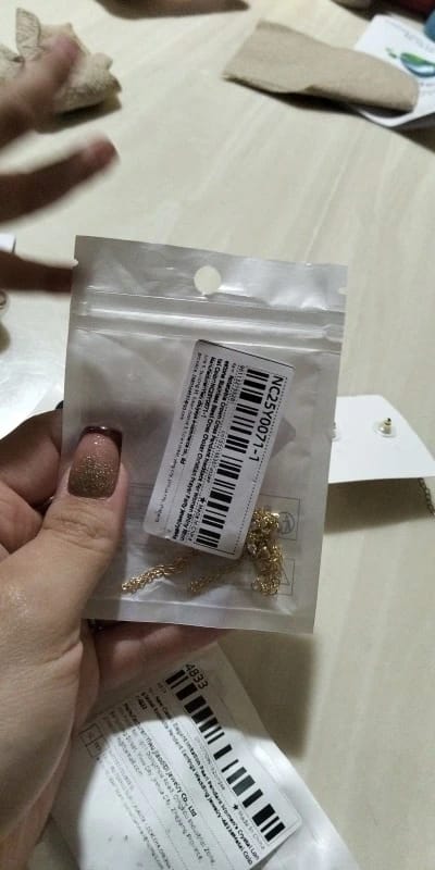 Customer photo review of Cross & Crown Necklace