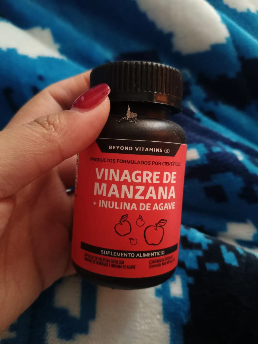 Customer photo review of Vinagre de Manzana + Inulina de Agave 150 caps