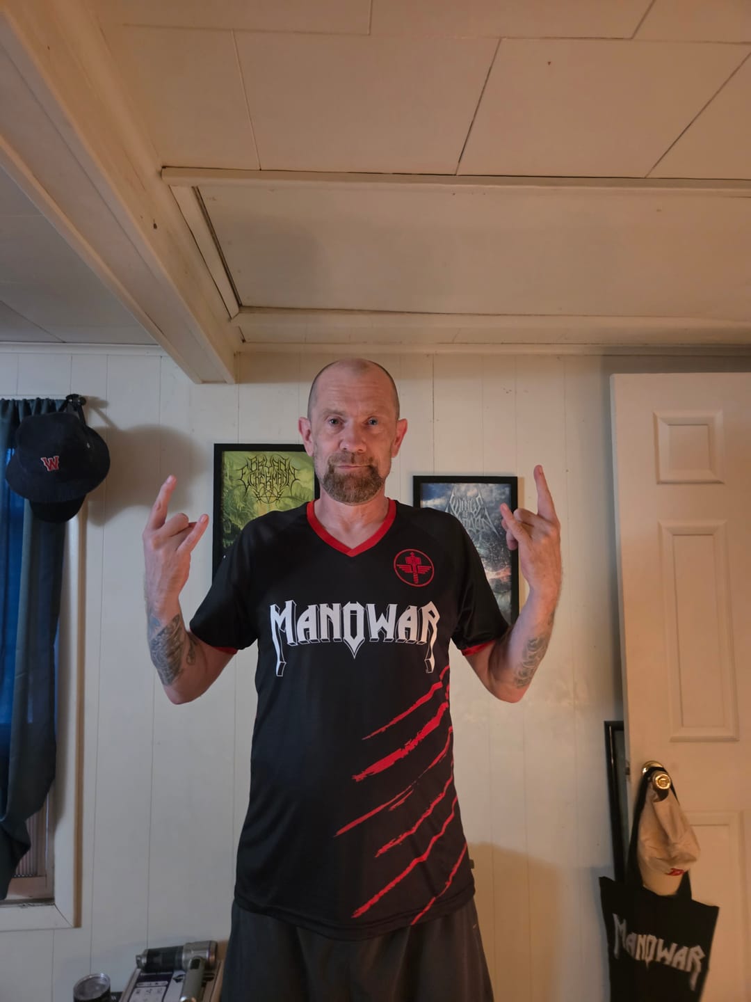 Customer photo review of MANOWAR Soccer Jersey
