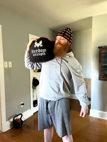 Customer photo review of Strongman Sandbag