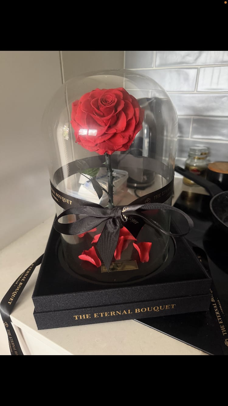 Customer photo review of The Enchanted Rose - Red