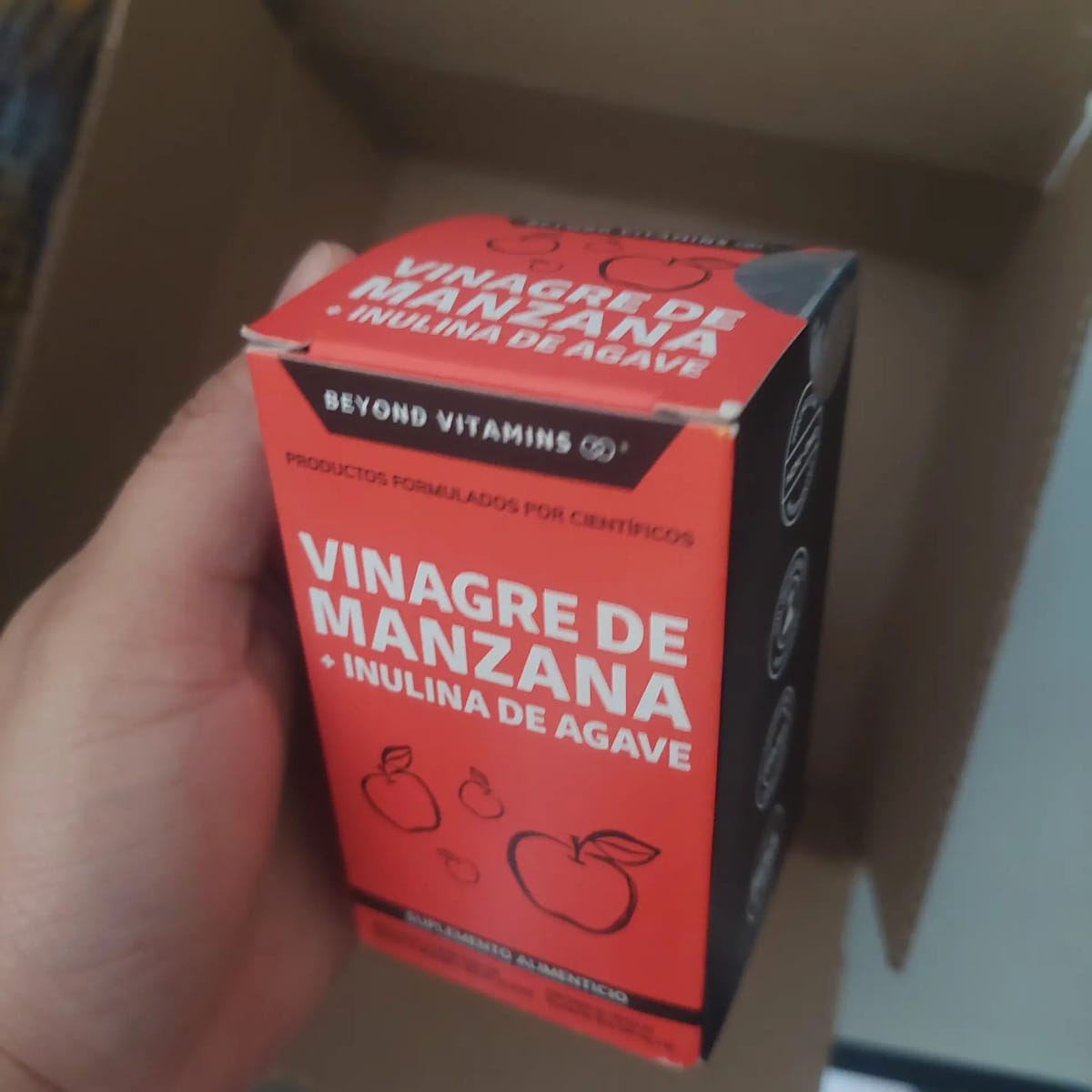 Customer photo review of Vinagre de Manzana + Inulina de Agave 150 caps