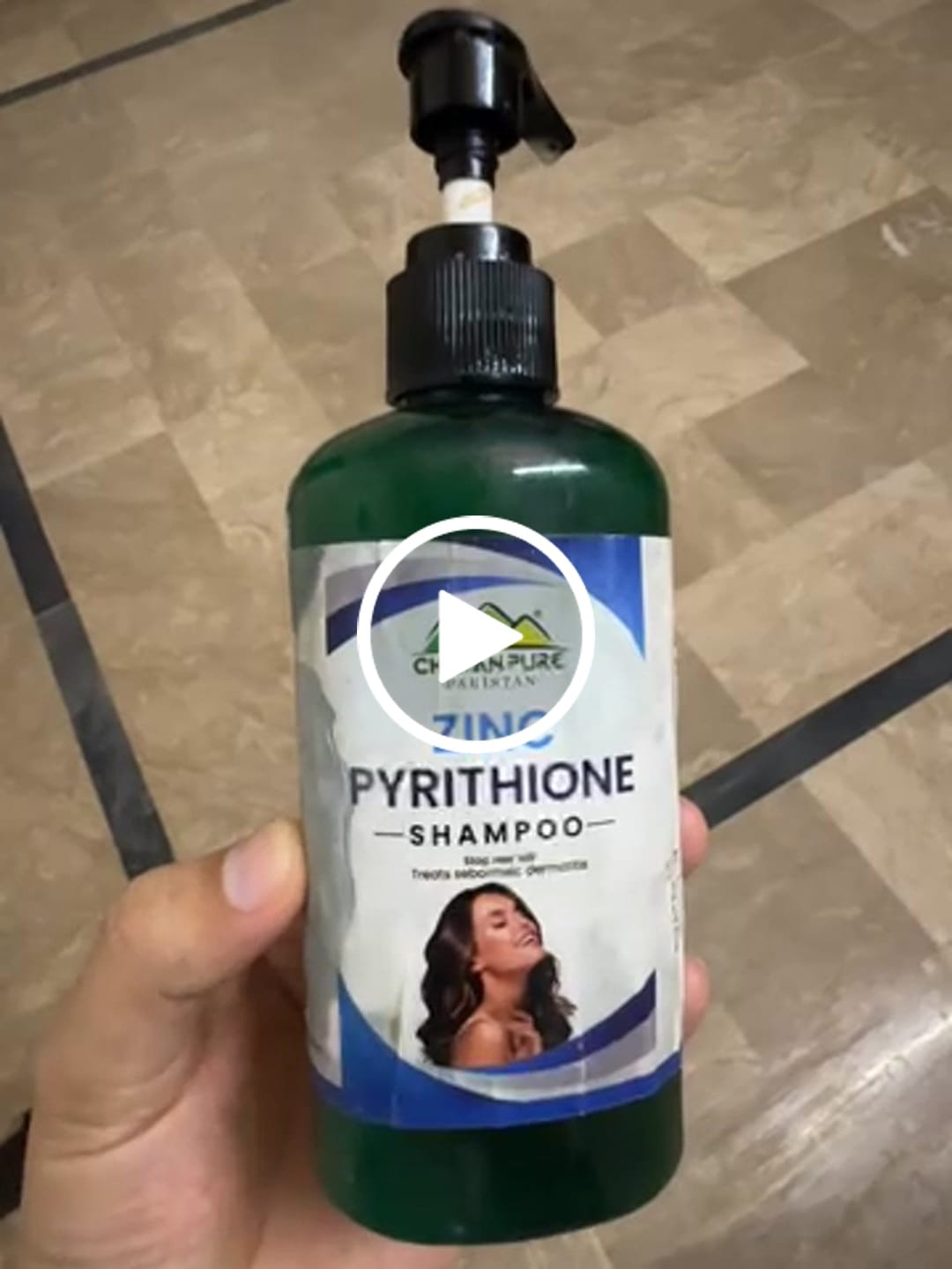 Customer video review of Zinc Pyrithione Shampoo – Anti-Hair Fall & Scalp Treatment Formula