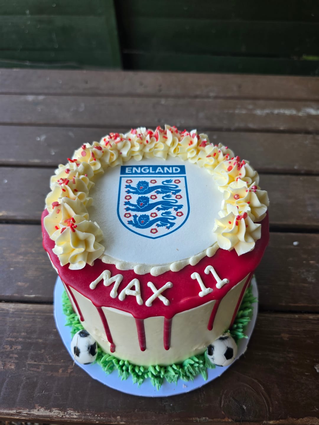 Customer photo review of Football Cake