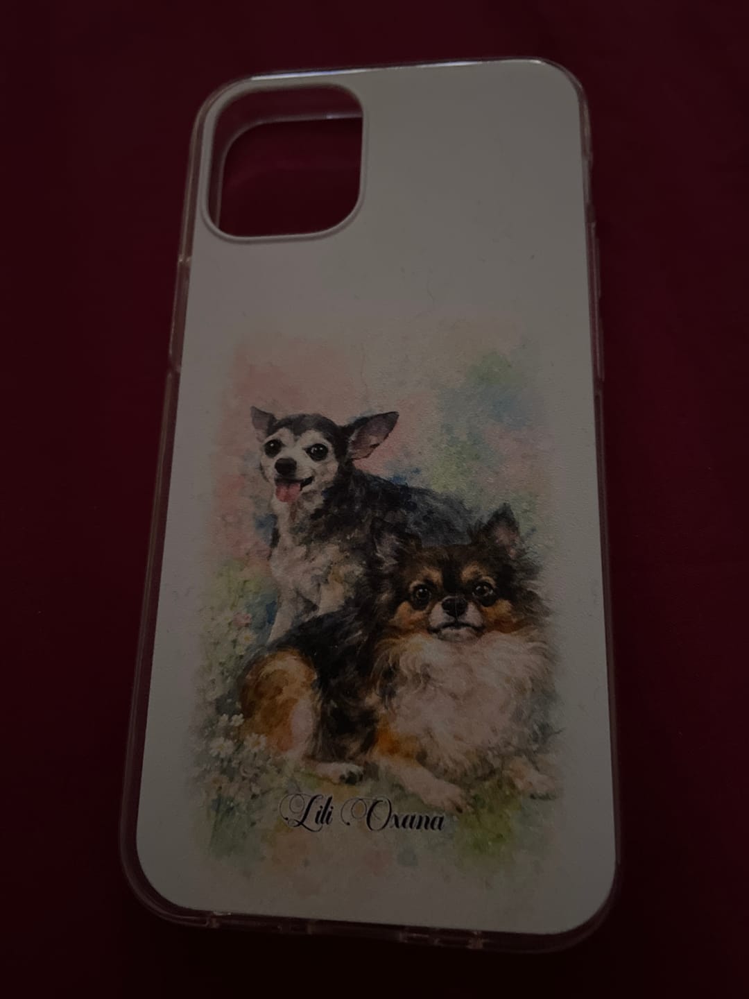 Customer photo review of Aquarelle - Coque de téléphone personnalisée