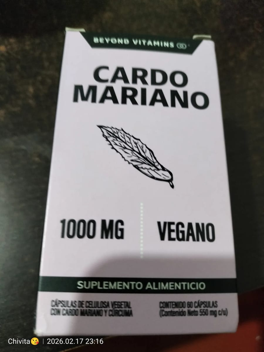 Customer photo review of Cardo Mariano - 60 cápsulas