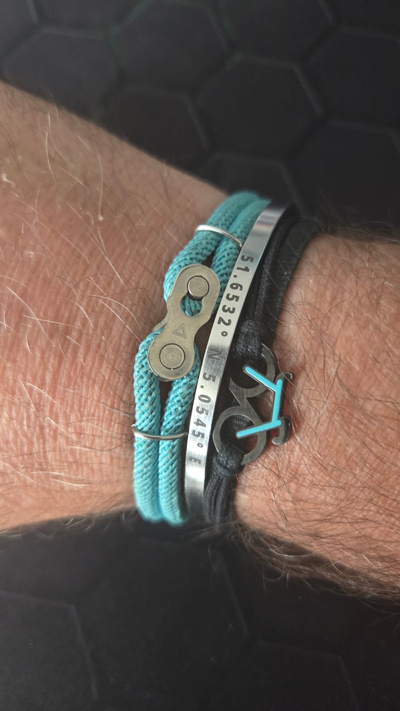 Customer photo review of Cycolinks Split Link Bracelet