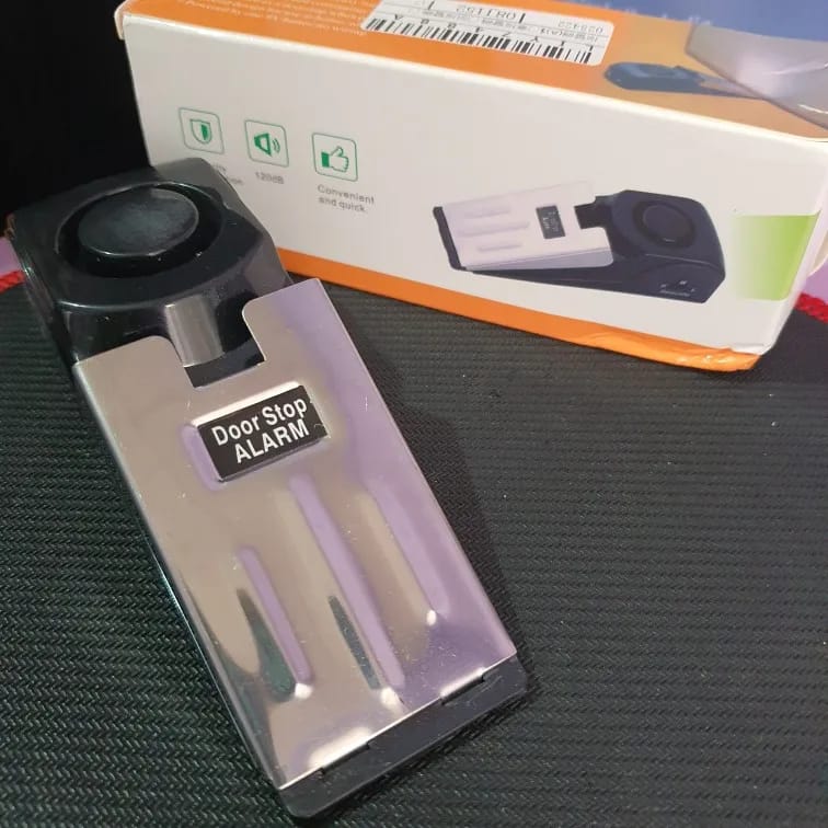 Customer photo review of Portable Door Stop Security Alarm