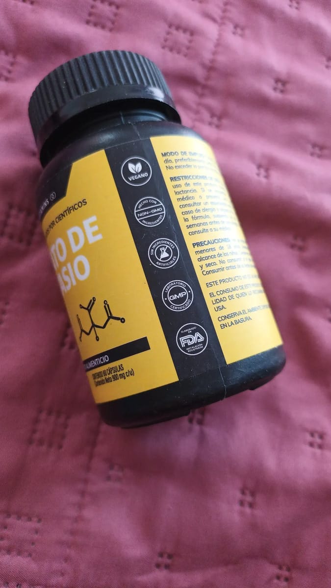Customer photo review of Citrato de potasio 60 Caps