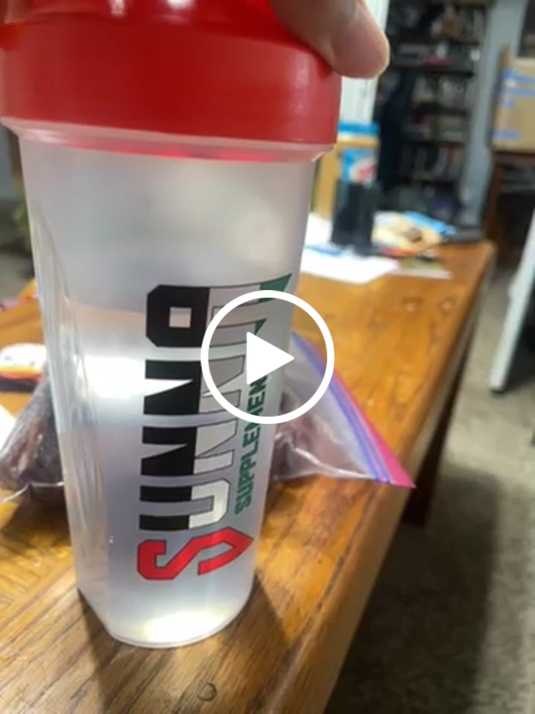 Customer video review of BPA-Free Shaker Bottle