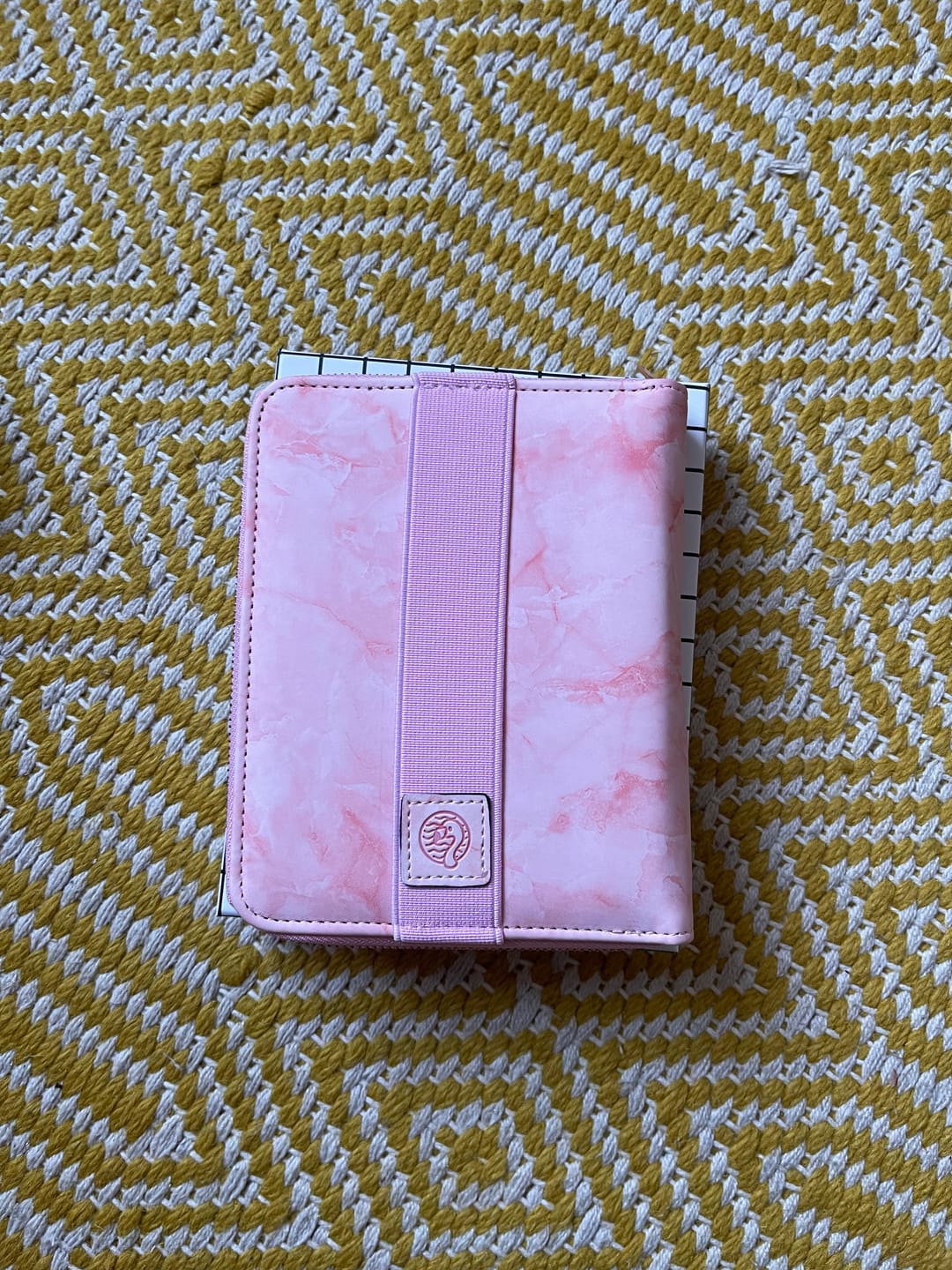 Customer photo review of Pink Marble - Travel Organiser