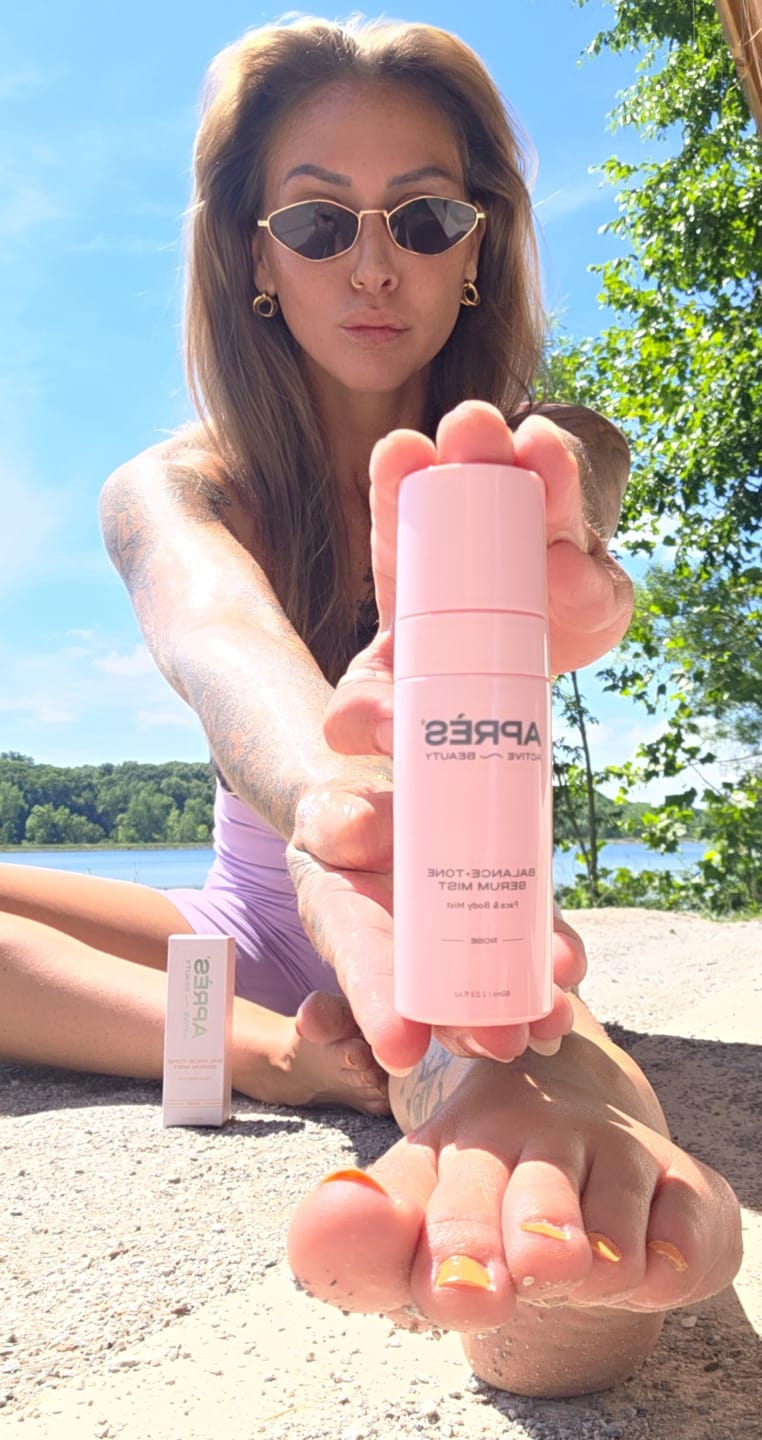 Customer photo review of Balancing Serum Face + Body Mist