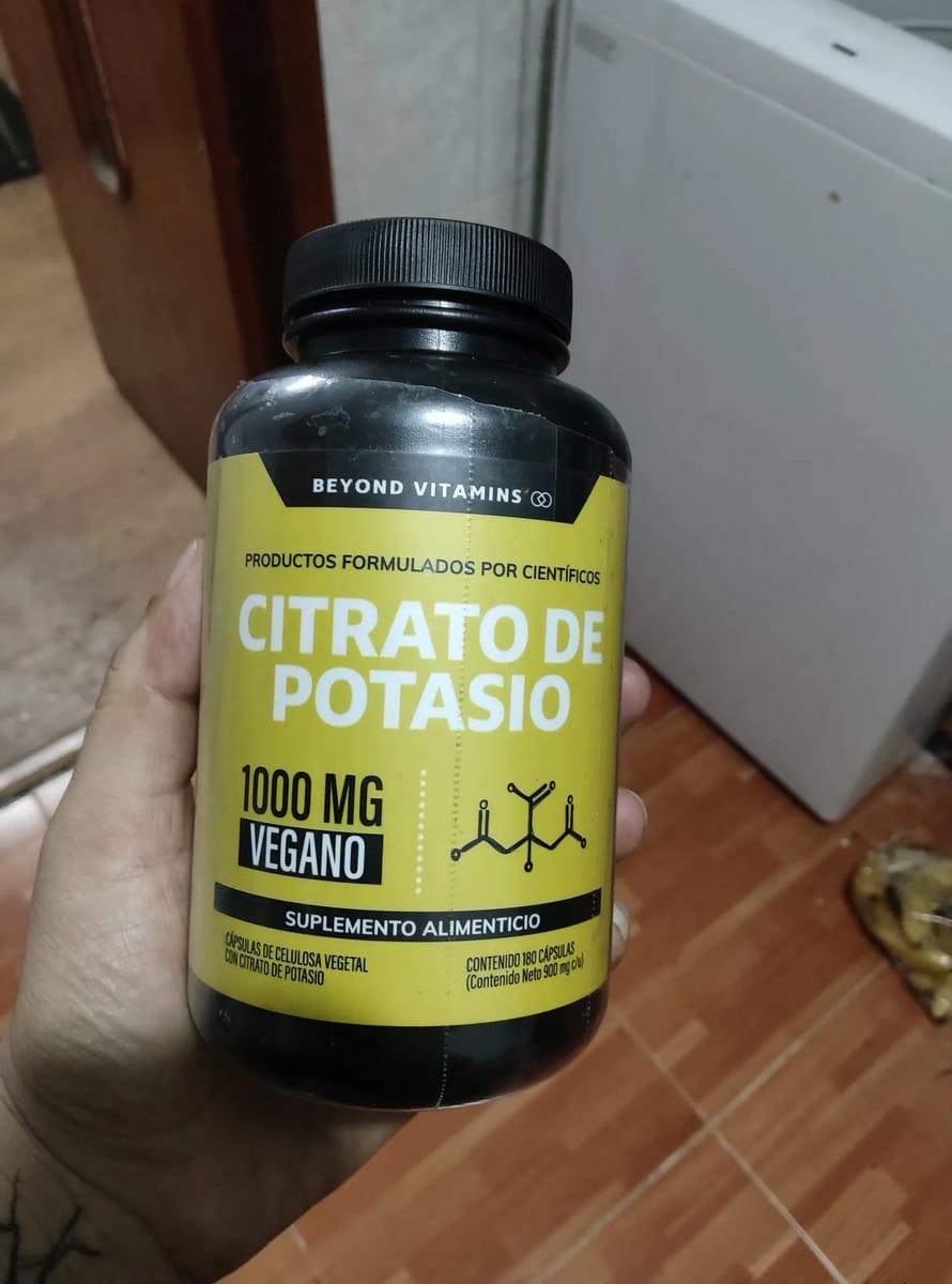 Customer photo review of Citrato de potasio 60 Caps