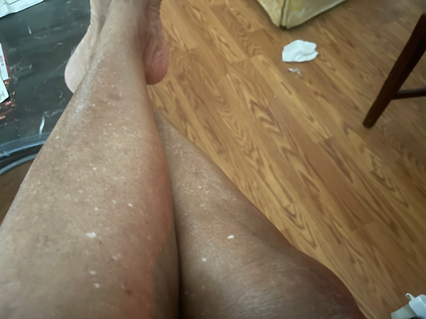 Customer photo review of (NEW) BODY GLAZE: DRUNKEN PEACH