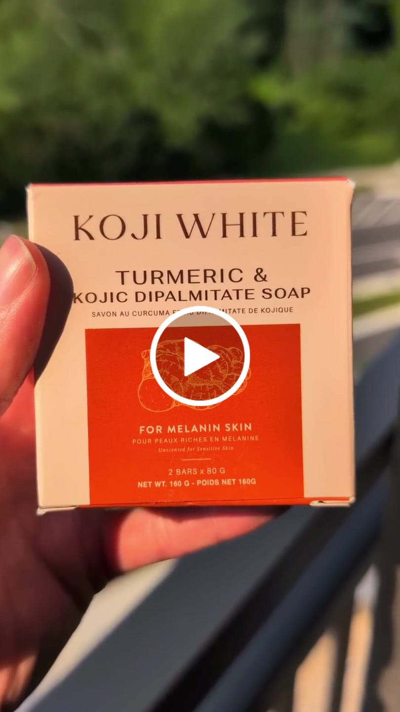 Customer video review of Turmeric & Kojic Acid Soap
