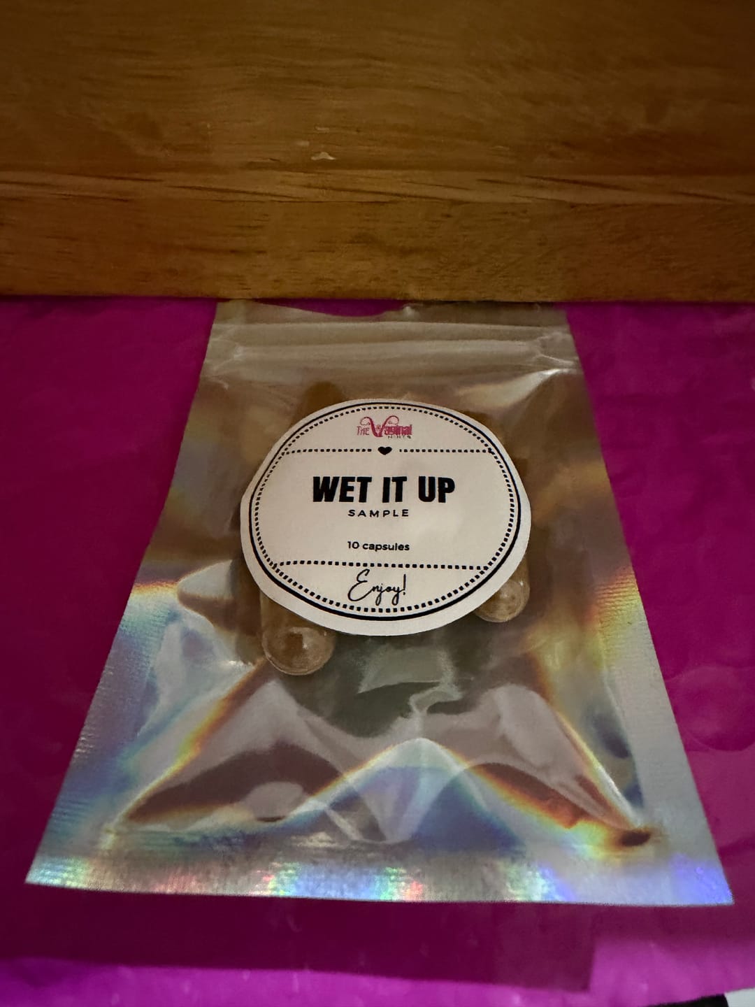 Customer photo review of WET IT UP to Increase Vaginal Moisture