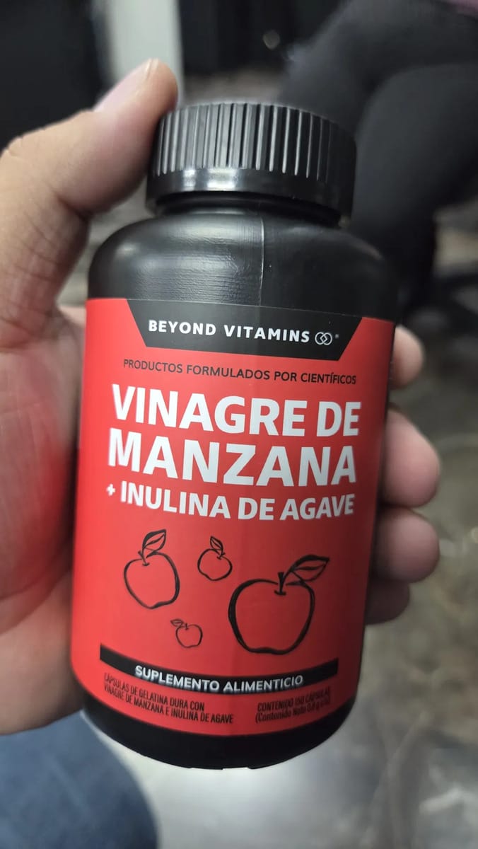 Customer photo review of Vinagre de Manzana + Inulina de Agave 150 caps
