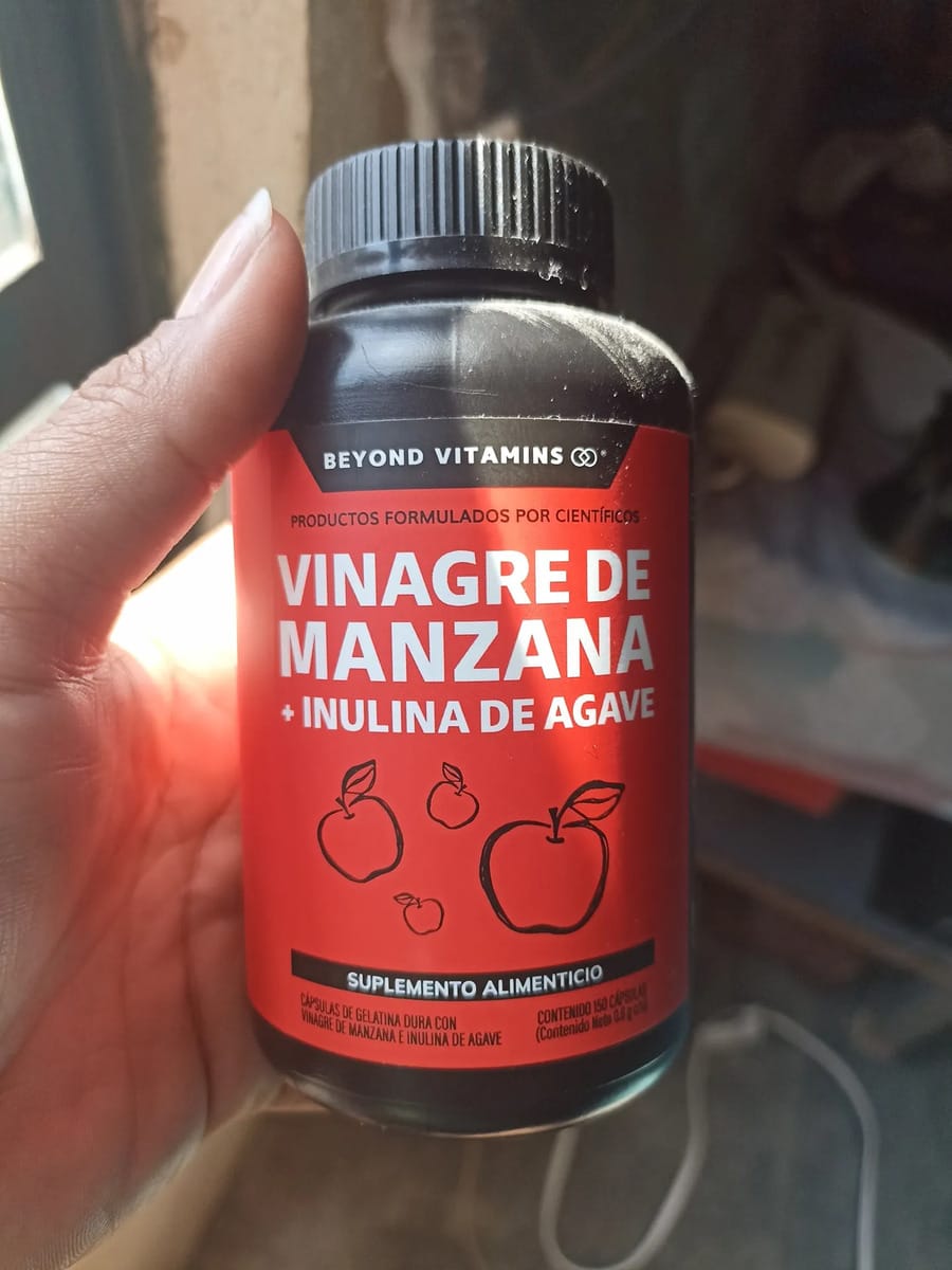 Customer photo review of Vinagre de Manzana + Inulina de Agave 150 caps