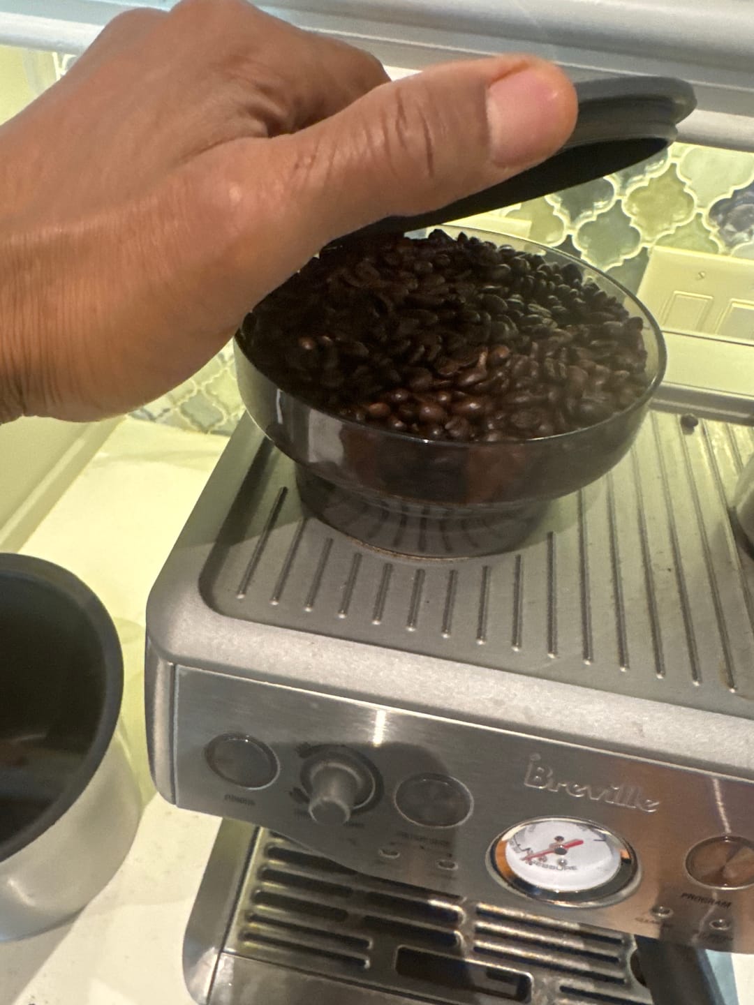 Customer photo review of Crema Classico - Whole Bean Coffee 2.2lb Bag