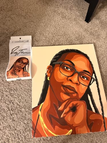 Customer photo review of Selfie Paint Kit