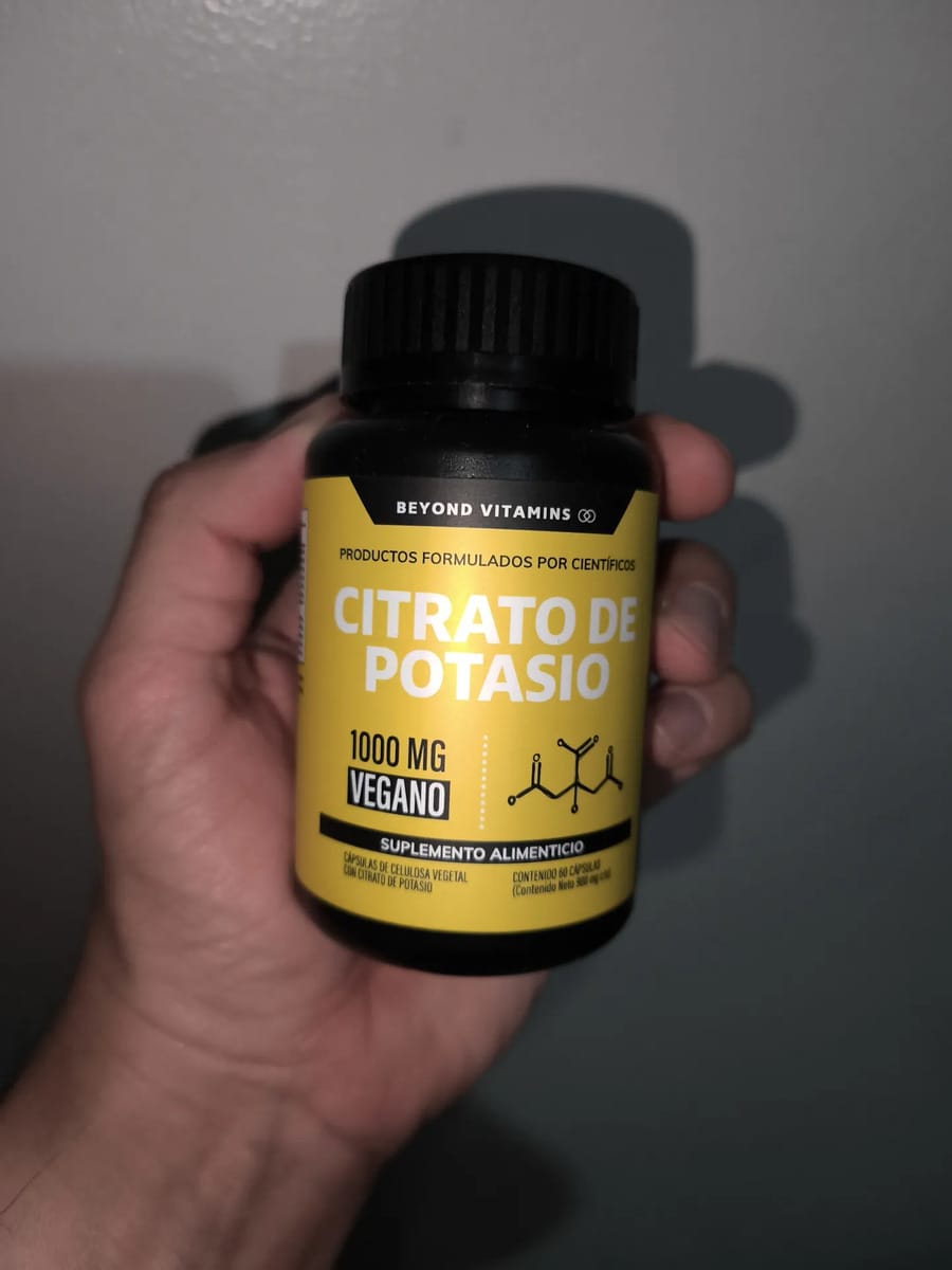 Customer photo review of Citrato de potasio 60 Caps