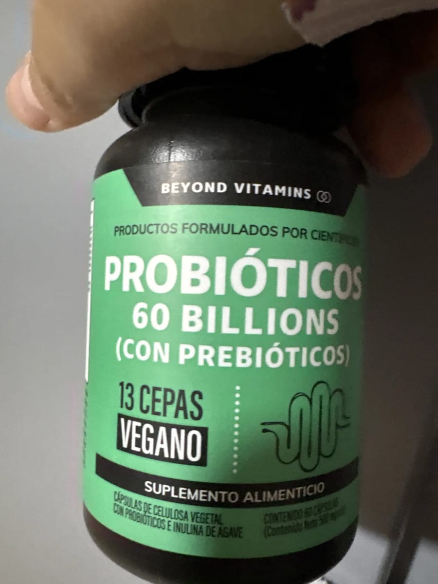 Customer photo review of Probióticos 60 billions (Con prebióticos) - 60 cápsulas