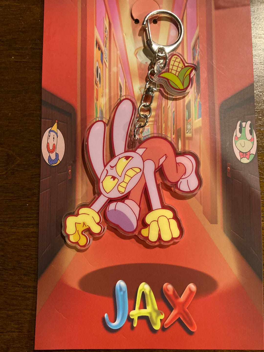 Customer photo review of Jax Acrylic Keychain